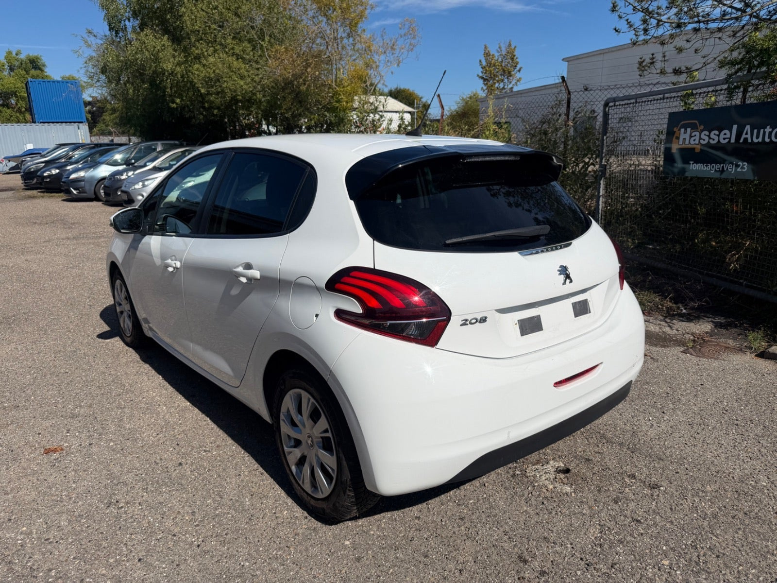 Grøn Peugeot 208 fra 2019