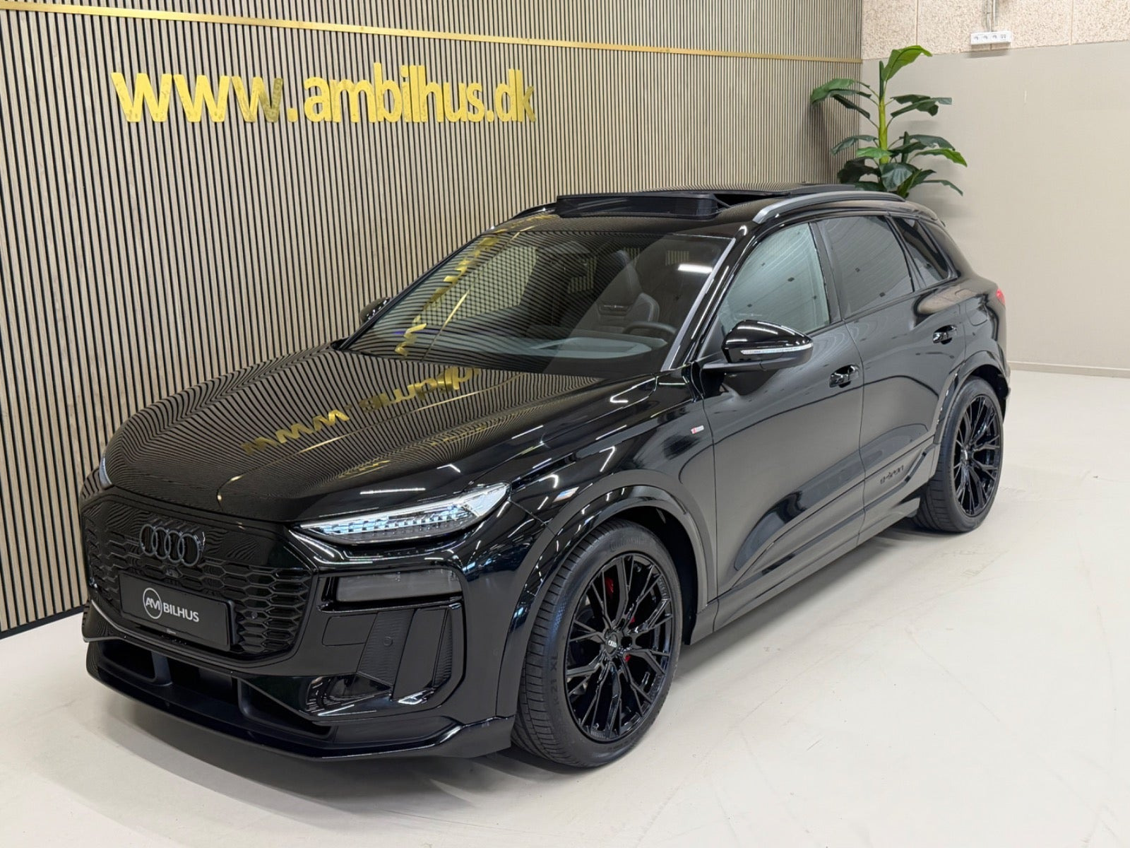 Sort Audi Q6 e-tron fra 2025