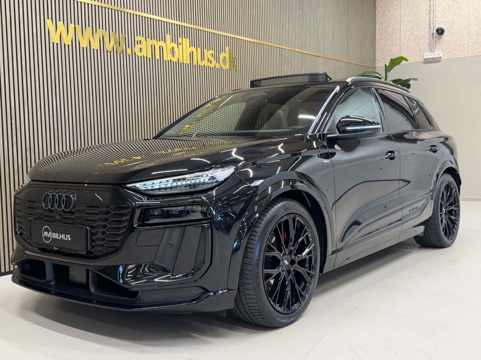 Sort Audi Q6 e-tron fra 2025