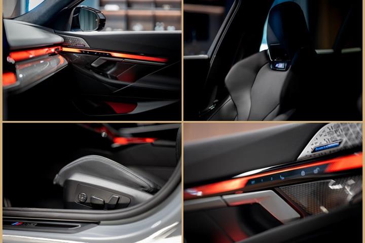 Grå BMW M5 fra 2025