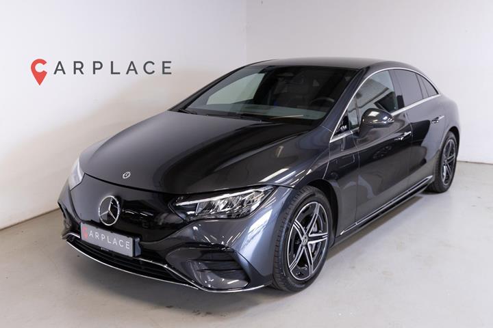Grå Mercedes EQE350 fra 2024