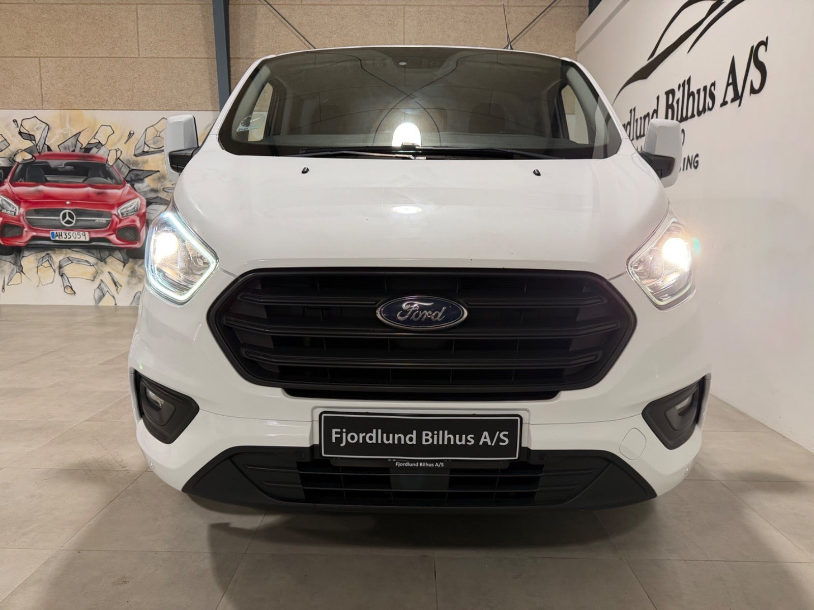 Hvid Ford Transit Custom 280 L1 fra 2018