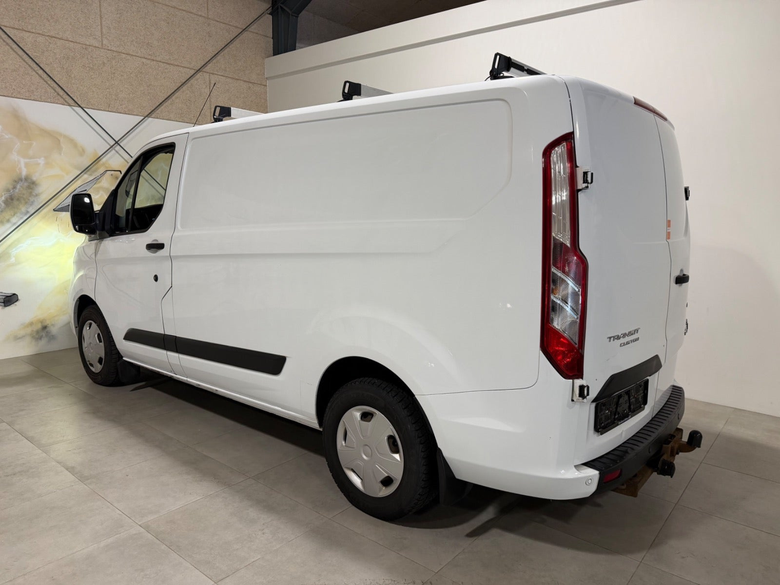 Hvid Ford Transit Custom 280 L1 fra 2018
