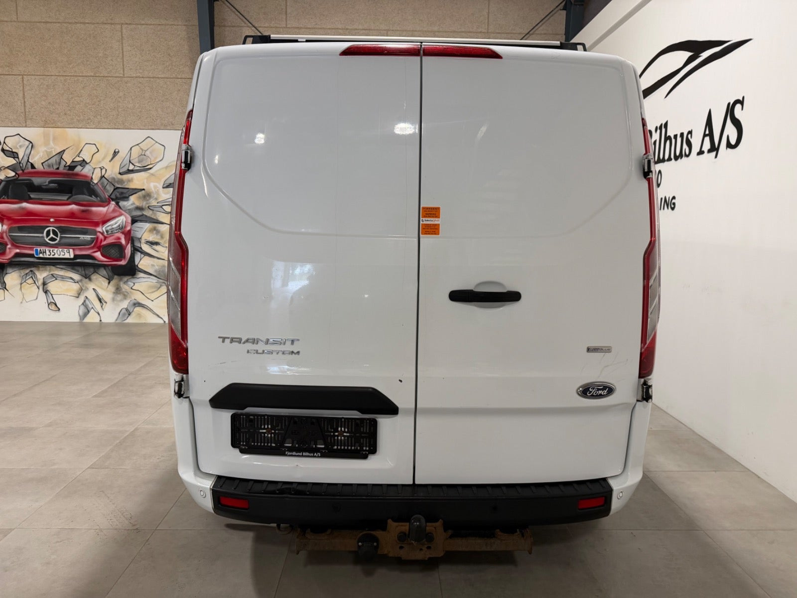 Hvid Ford Transit Custom 280 L1 fra 2018
