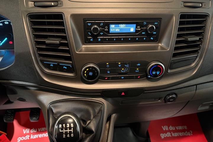 Hvid Ford Transit Custom 280 L1 fra 2018
