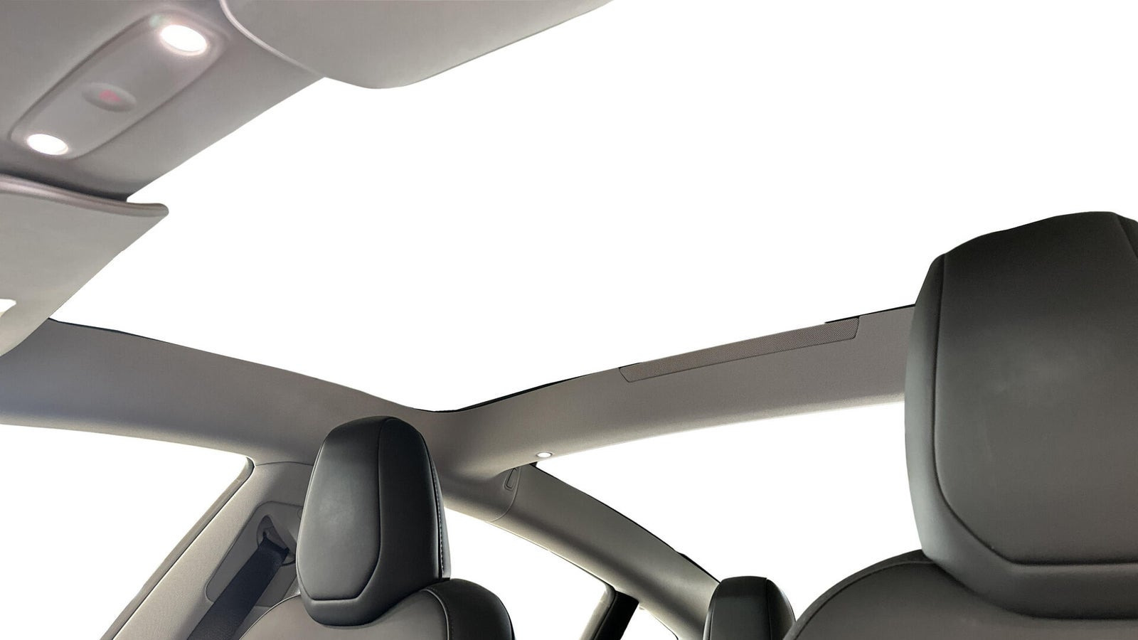 Grå Tesla Model 3 fra 2024