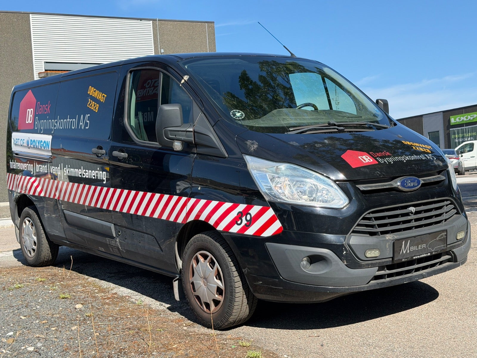 Sort Ford Transit Custom 310 L2 fra 2016