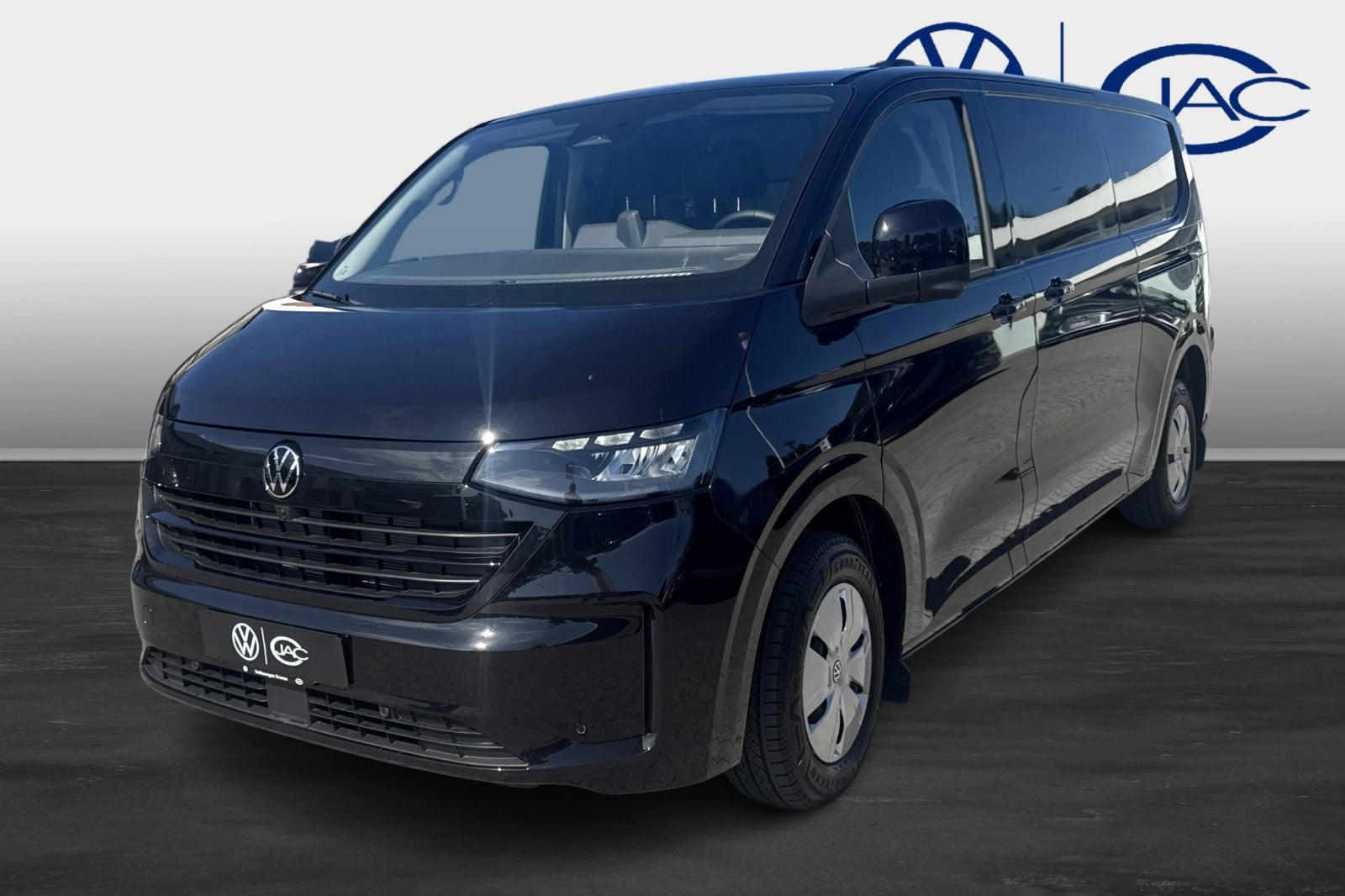 Sort VW Transporter fra 2026