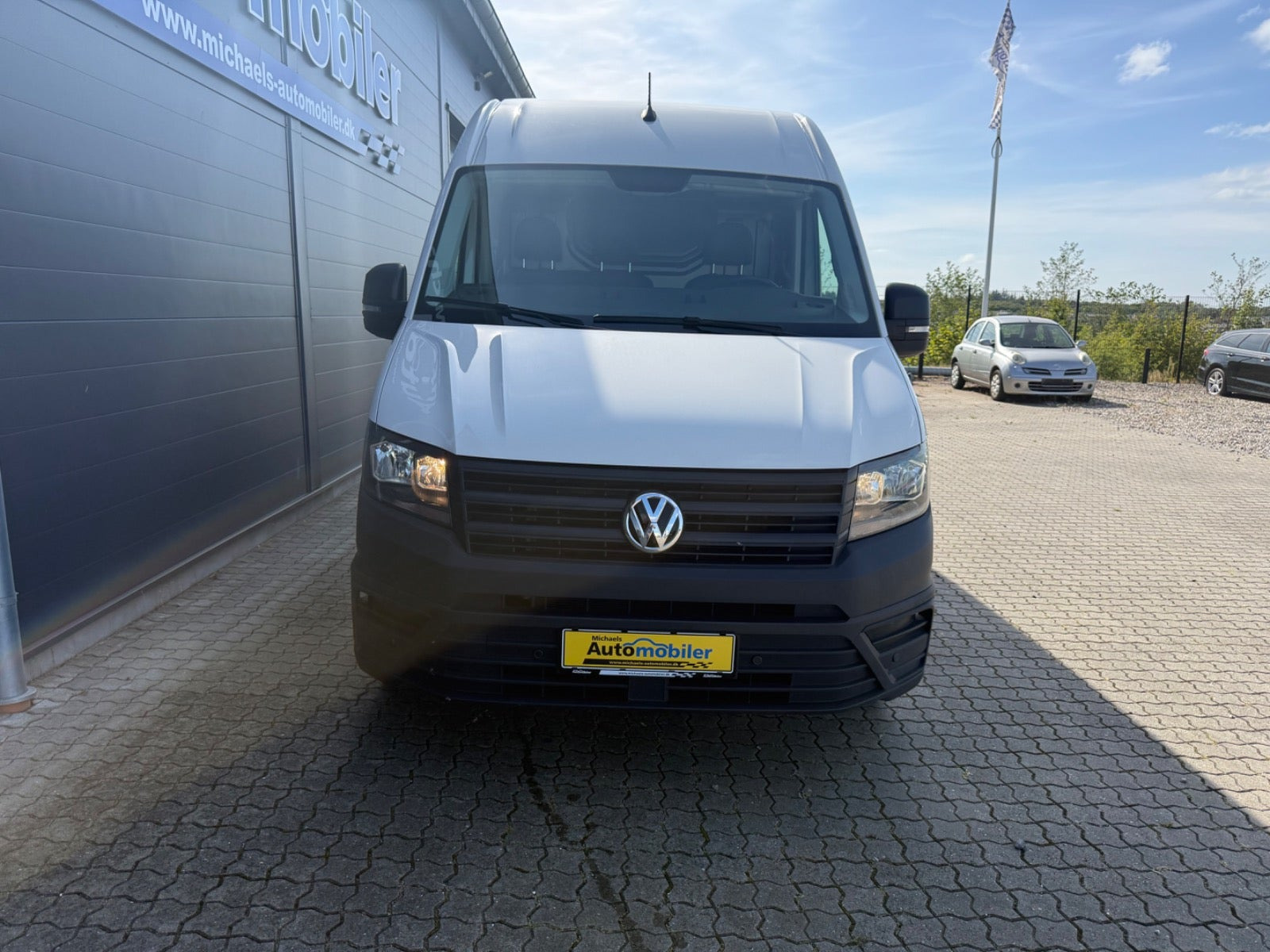 Hvid VW Crafter 35 fra 2024