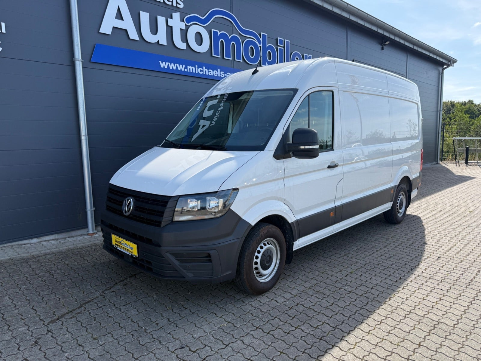 Hvid VW Crafter 35 fra 2024