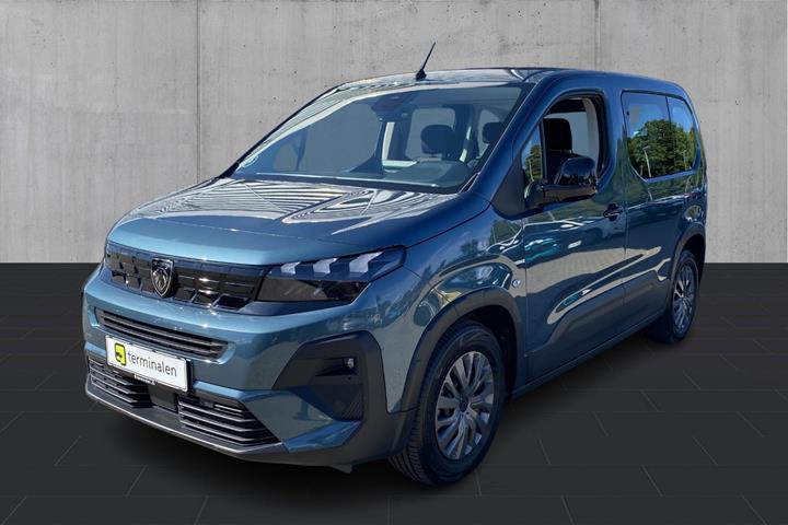 Blå Peugeot e-Rifter fra 2025