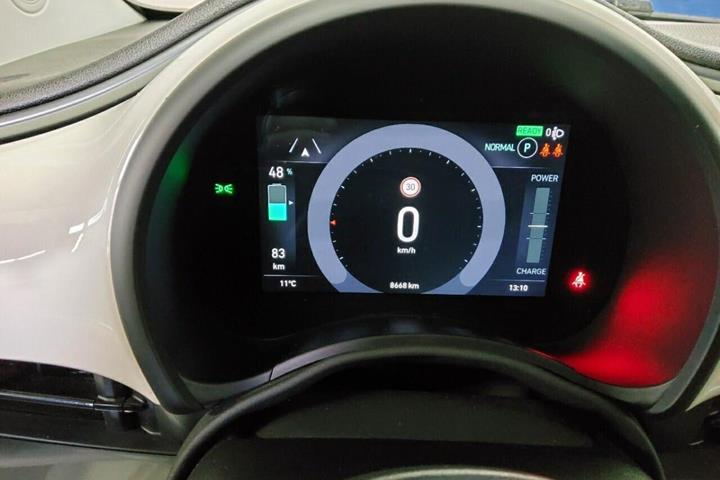 Hvid Fiat 500e fra 2024
