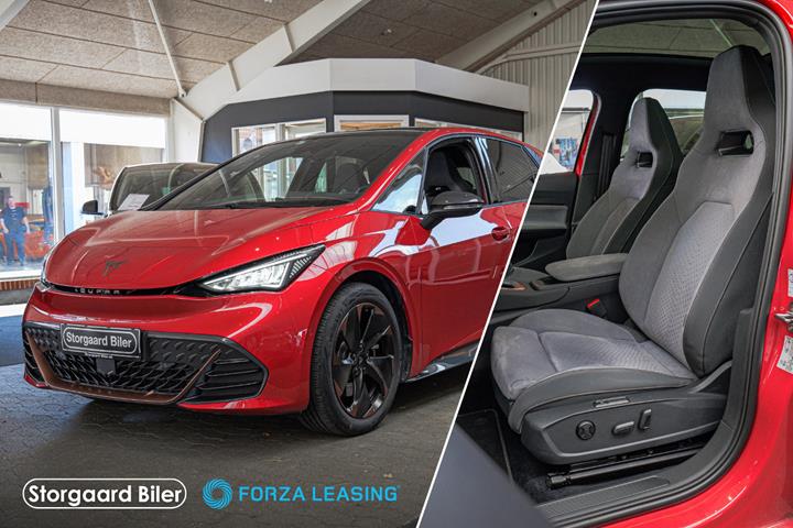 Rød Cupra Born fra 2024