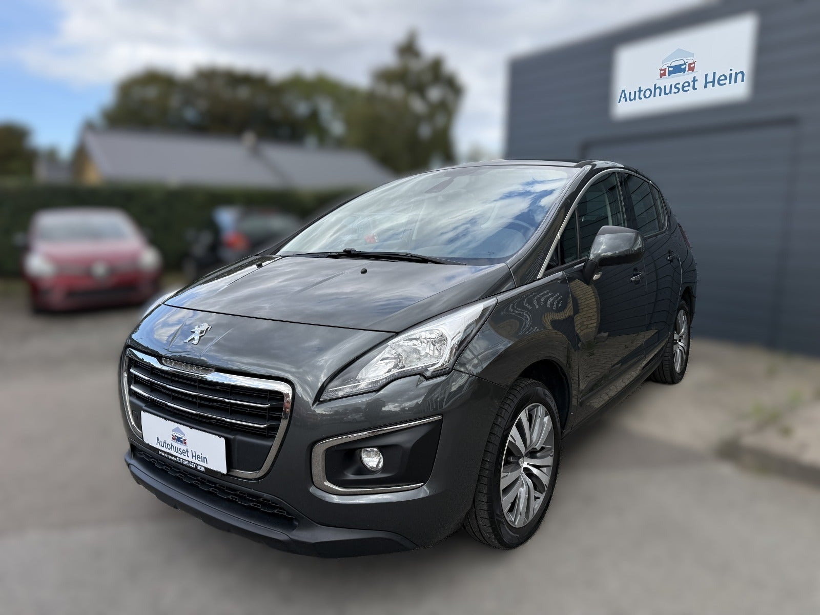 Grå Peugeot 3008 fra 2015