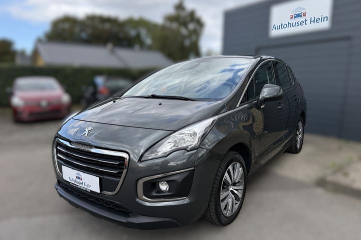 Grå Peugeot 3008 fra 2015