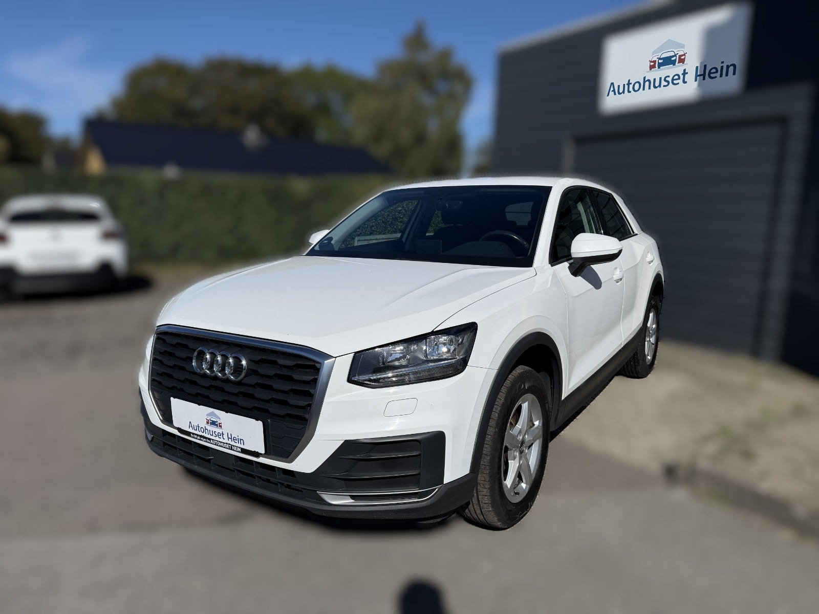Hvid Audi Q2 fra 2018