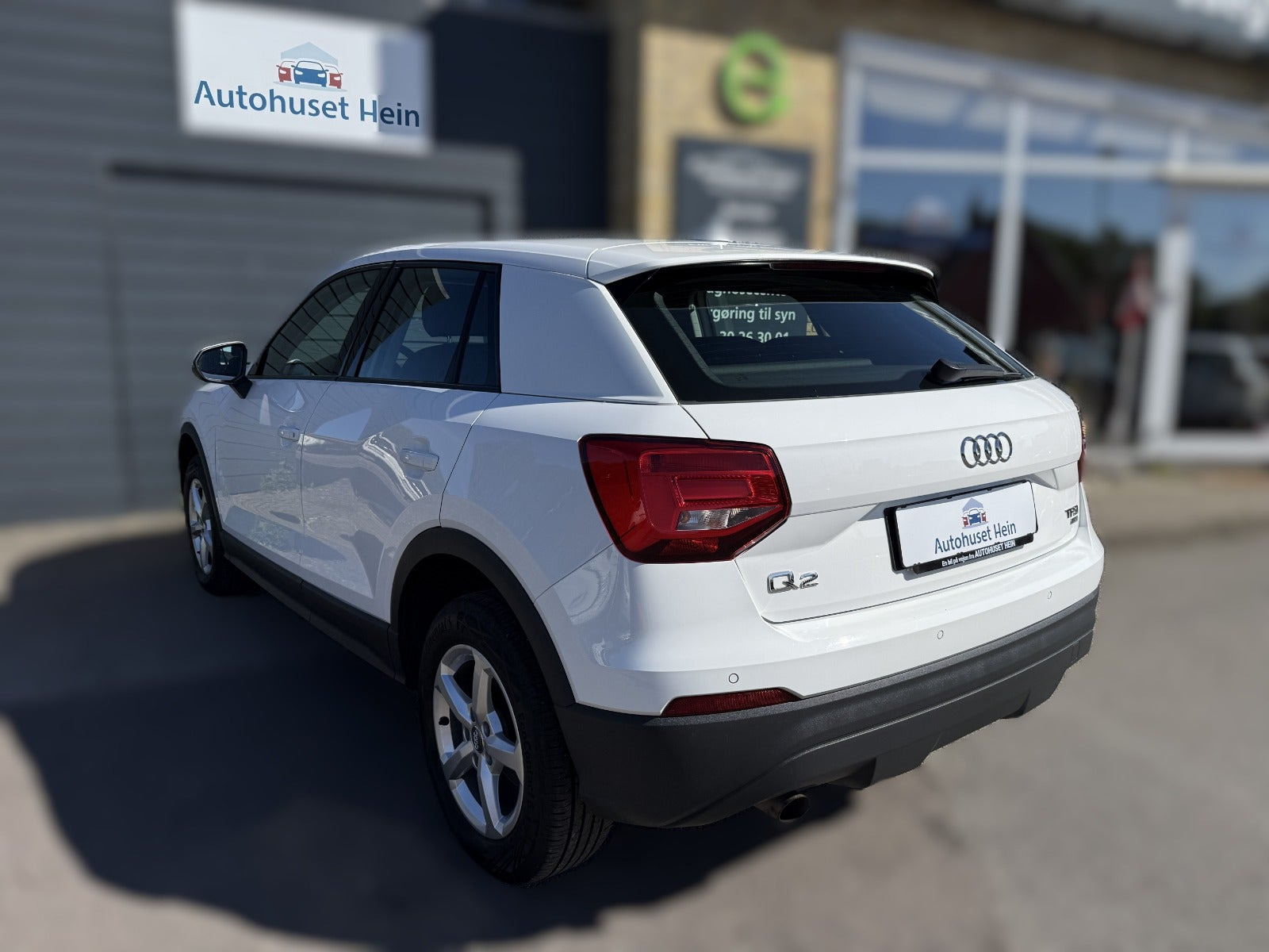 Hvid Audi Q2 fra 2018