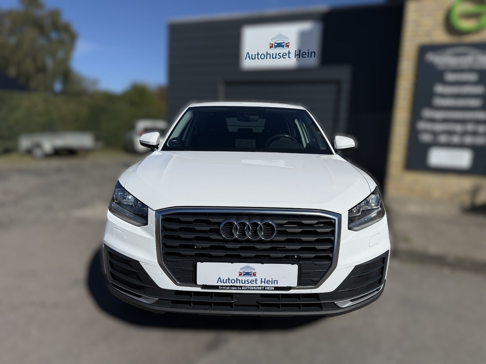 Hvid Audi Q2 fra 2018
