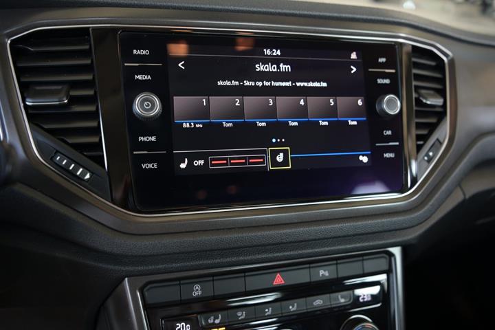 Hvid VW T-Roc fra 2020