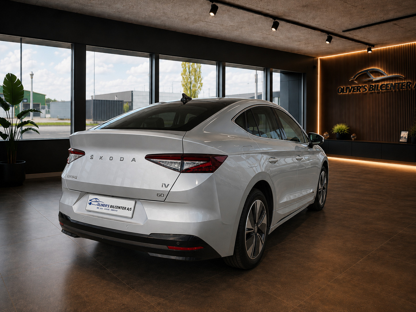 Sølv Skoda Enyaq fra 2023