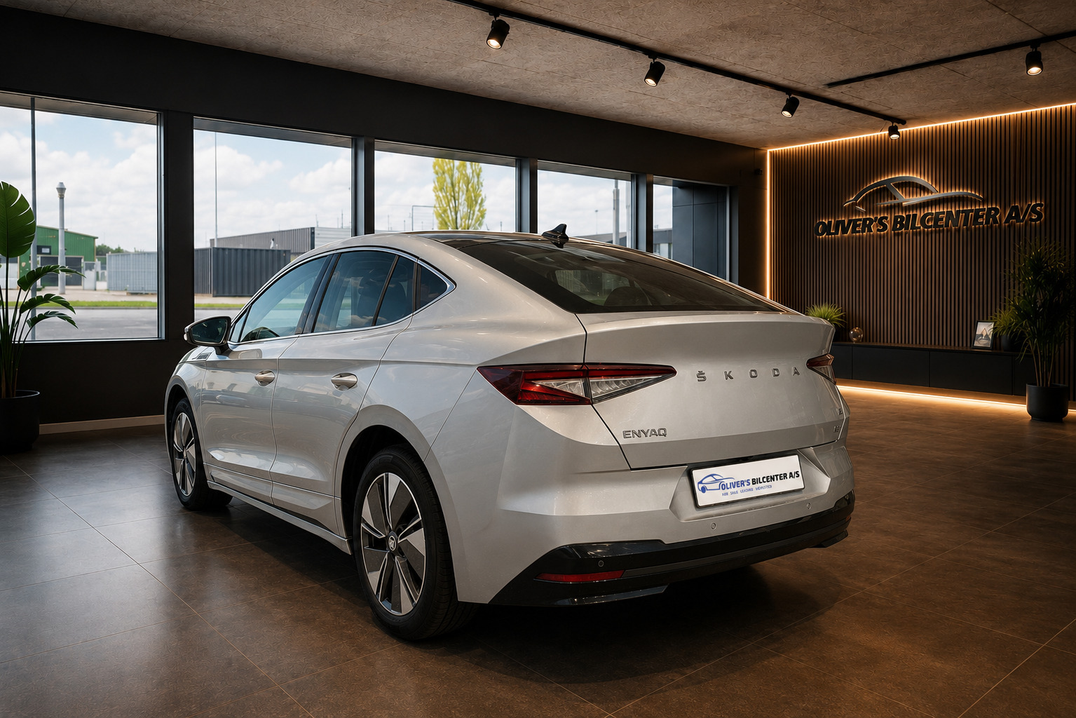 Sølv Skoda Enyaq fra 2023