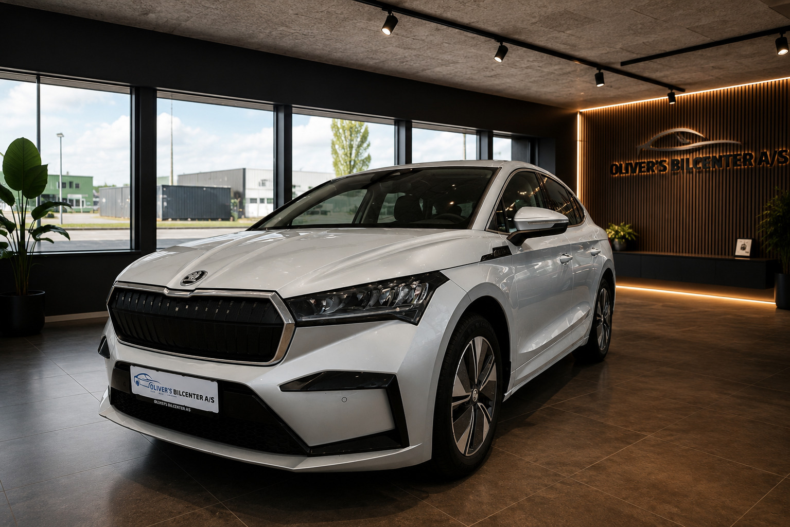 Sølv Skoda Enyaq fra 2023