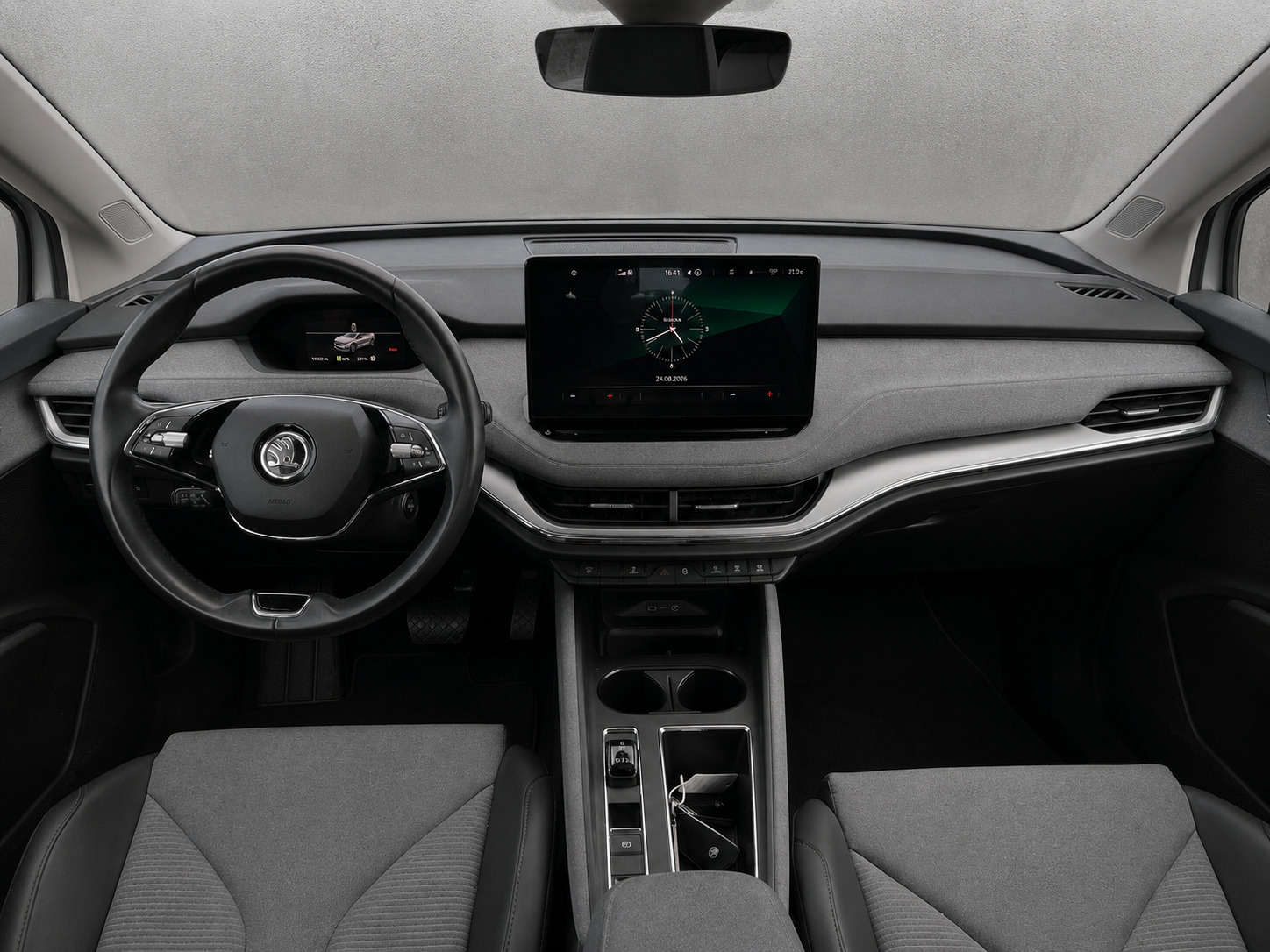 Sølv Skoda Enyaq fra 2023