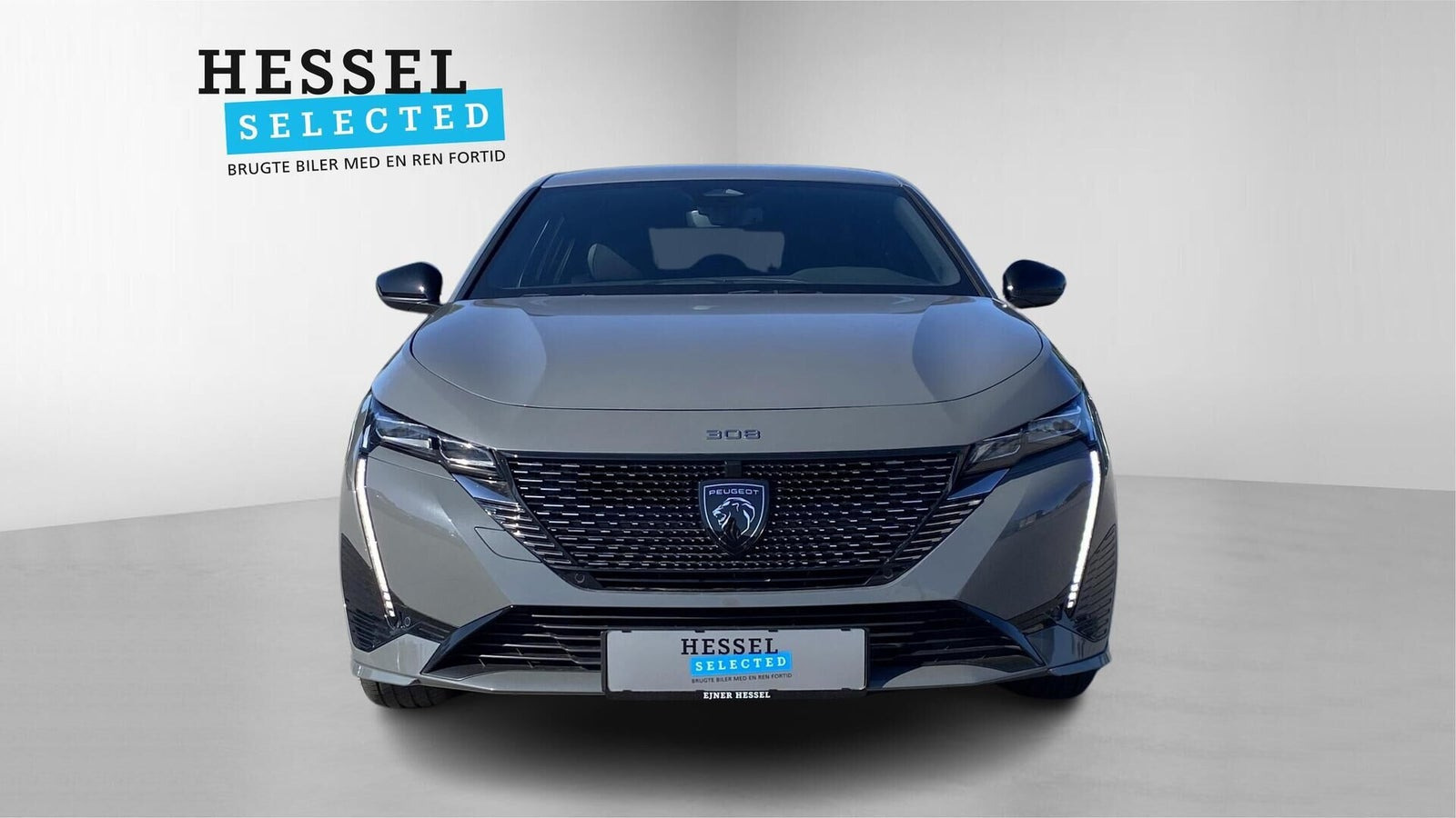 Grå Peugeot E-308 fra 2024
