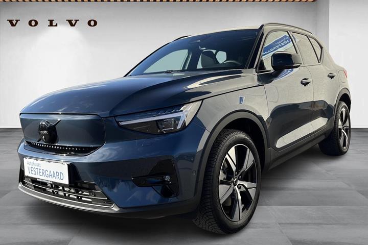 Blå Volvo EX40 fra 2026