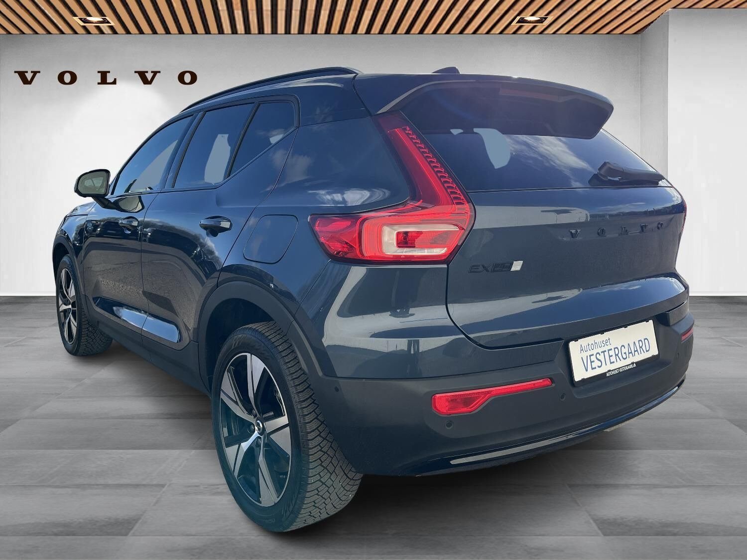 Blå Volvo EX40 fra 2026
