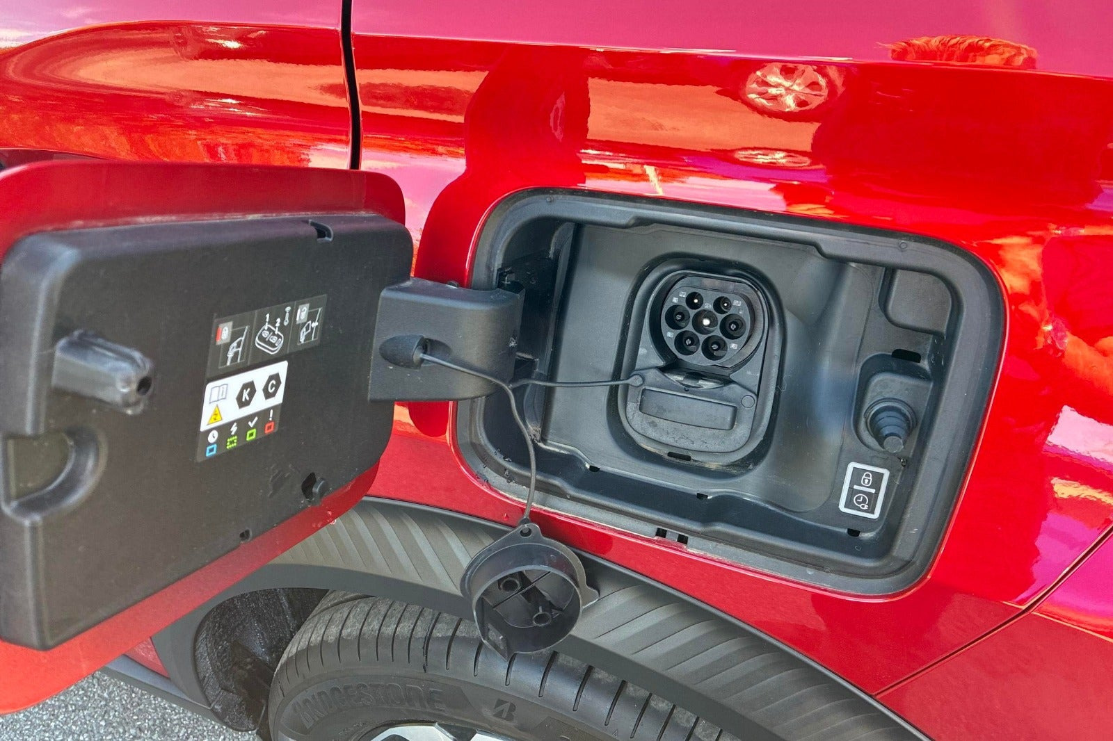 Rød Citroën e-C3 Aircross fra 2025