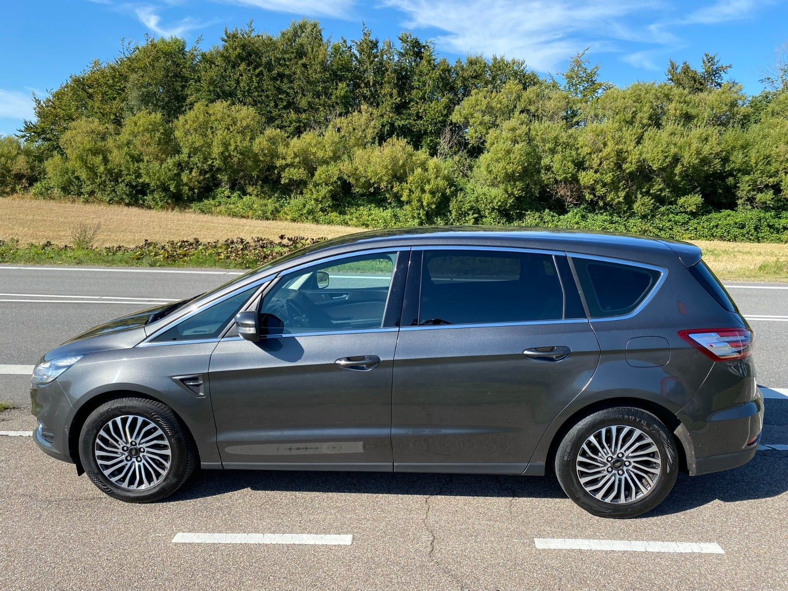 Grå Ford S-MAX fra 2019