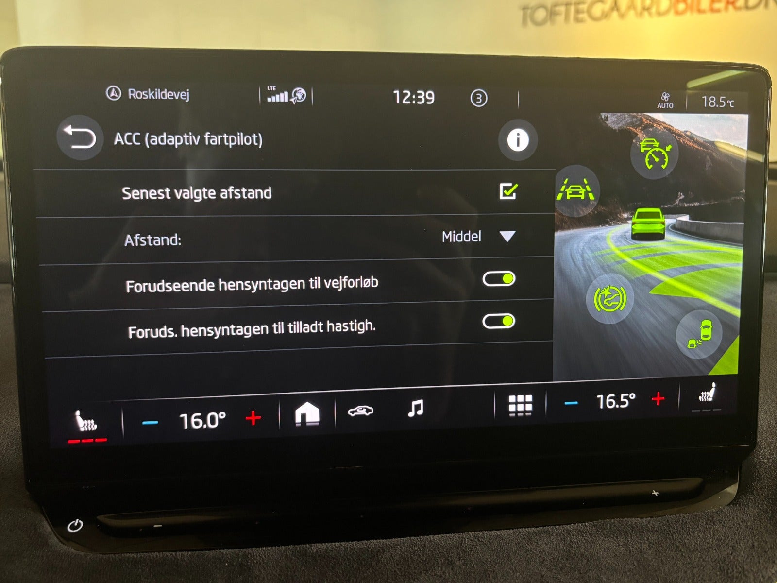Sort Skoda Enyaq fra 2023