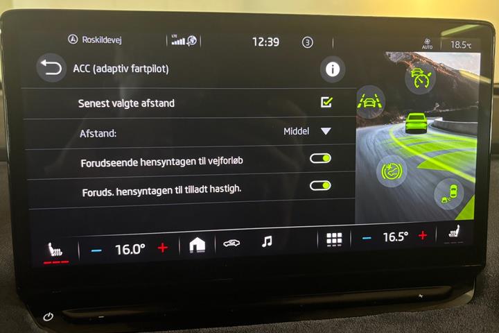 Sort Skoda Enyaq fra 2023