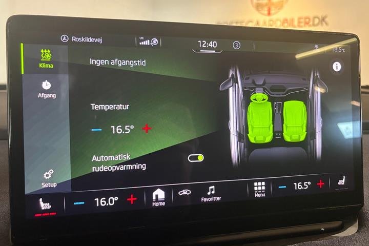Sort Skoda Enyaq fra 2023