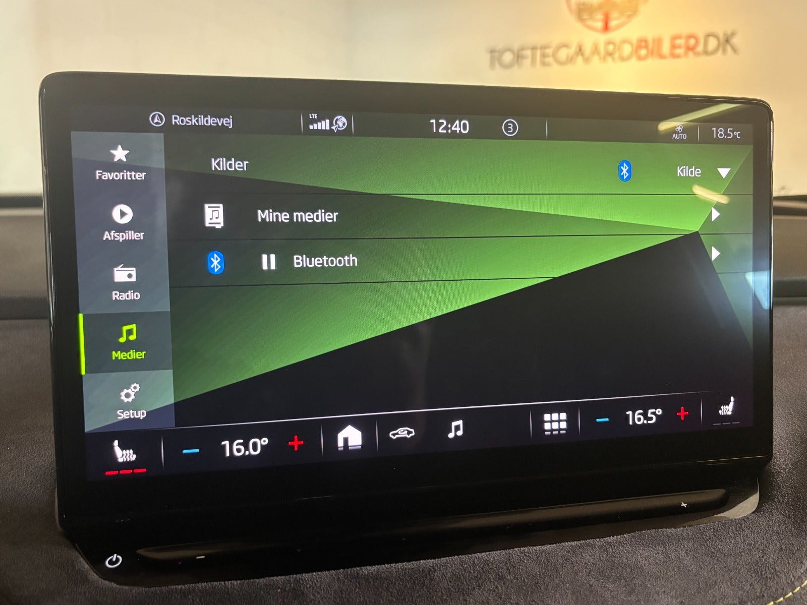 Sort Skoda Enyaq fra 2023