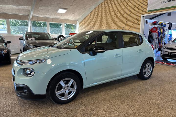 Grøn Citroën C3 fra 2016