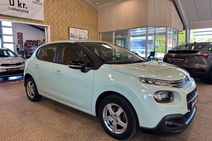 Grøn Citroën C3 fra 2016