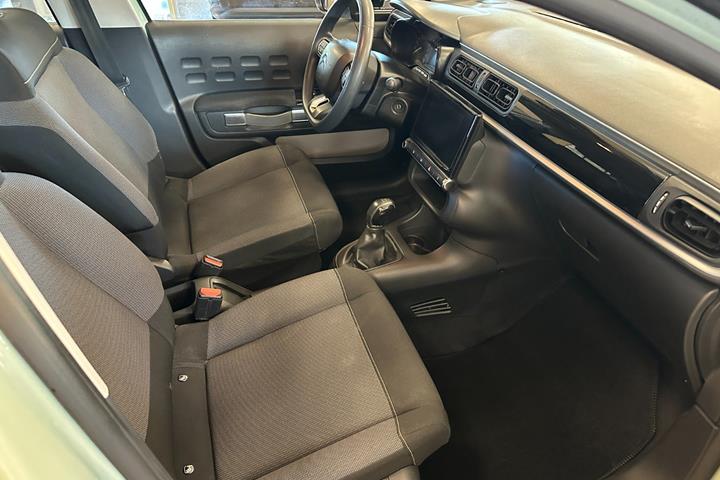 Grøn Citroën C3 fra 2016