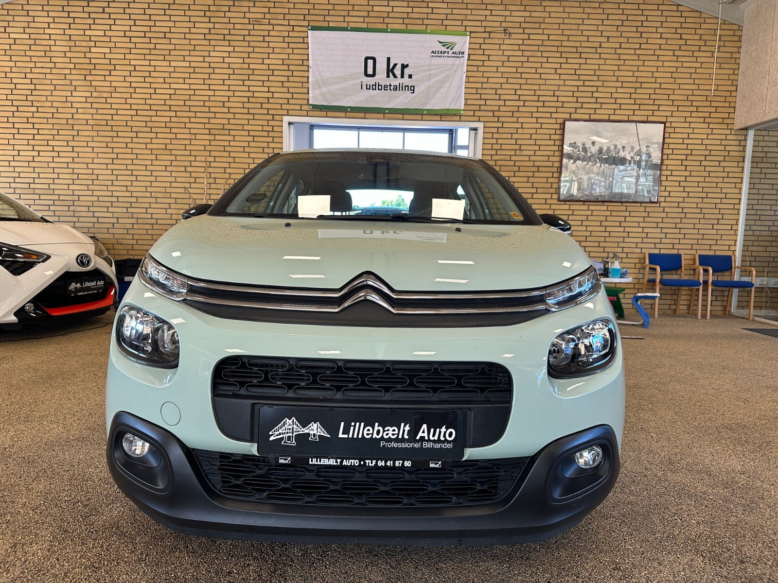 Grøn Citroën C3 fra 2016