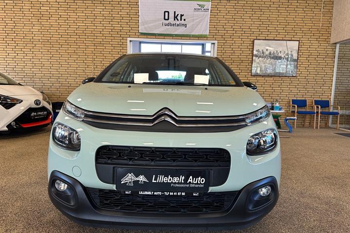 Grøn Citroën C3 fra 2016
