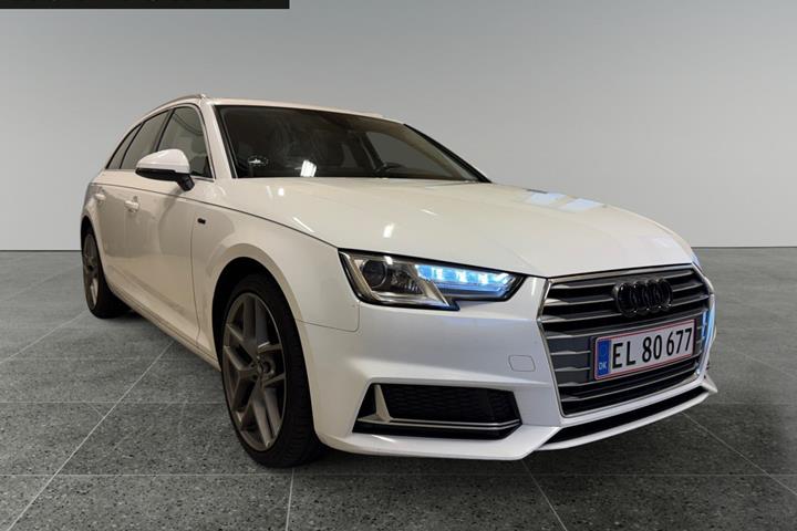 Hvid Audi A4 fra 2019