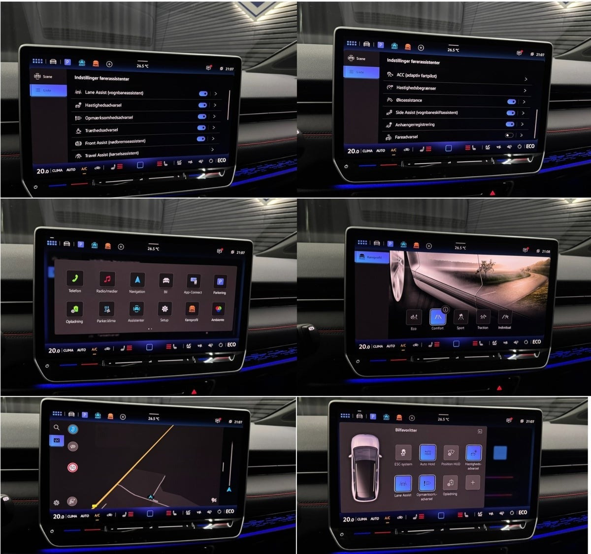 Gul VW ID.7 fra 2025