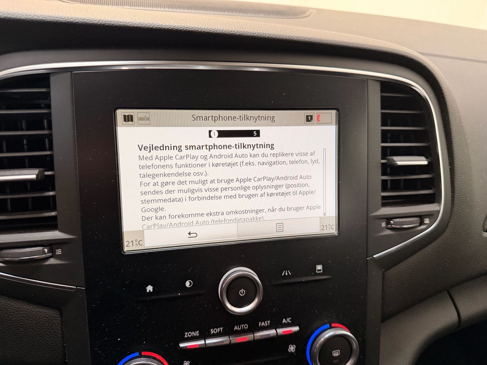 Sort Renault Mégane fra 2019