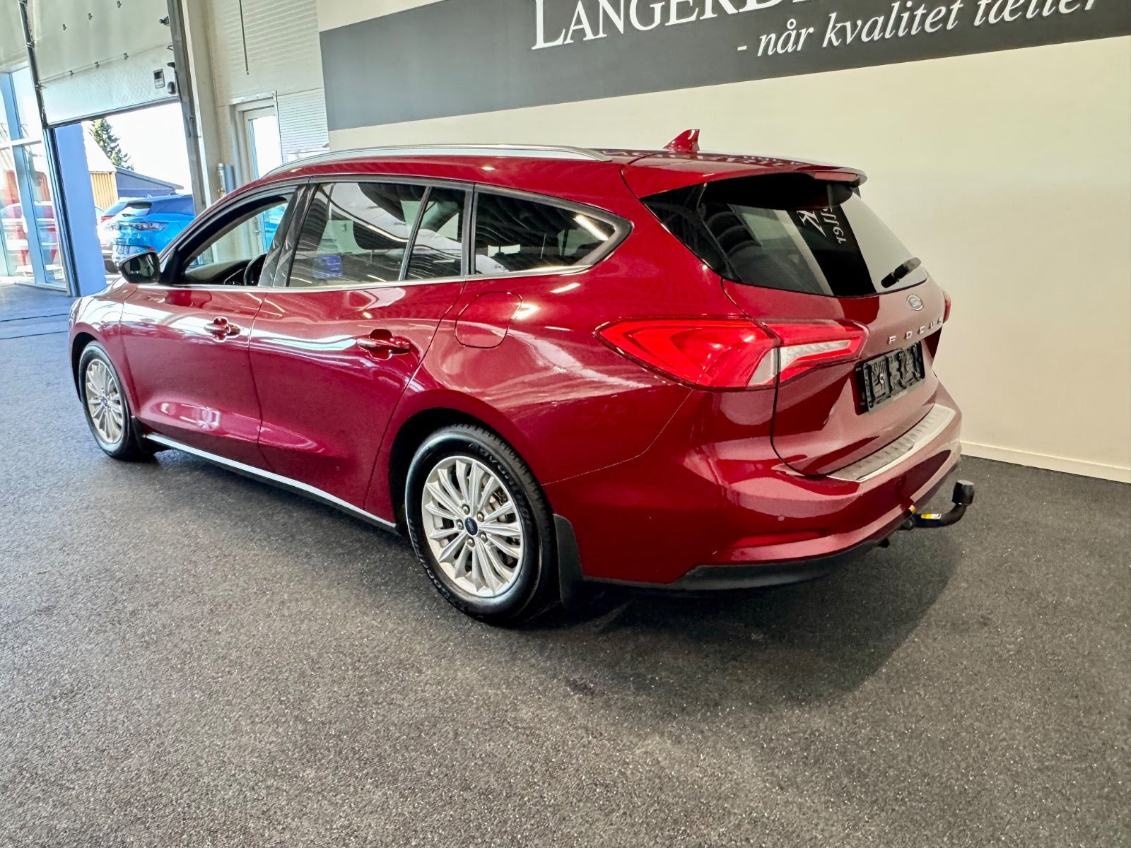 Rød Ford Focus fra 2020