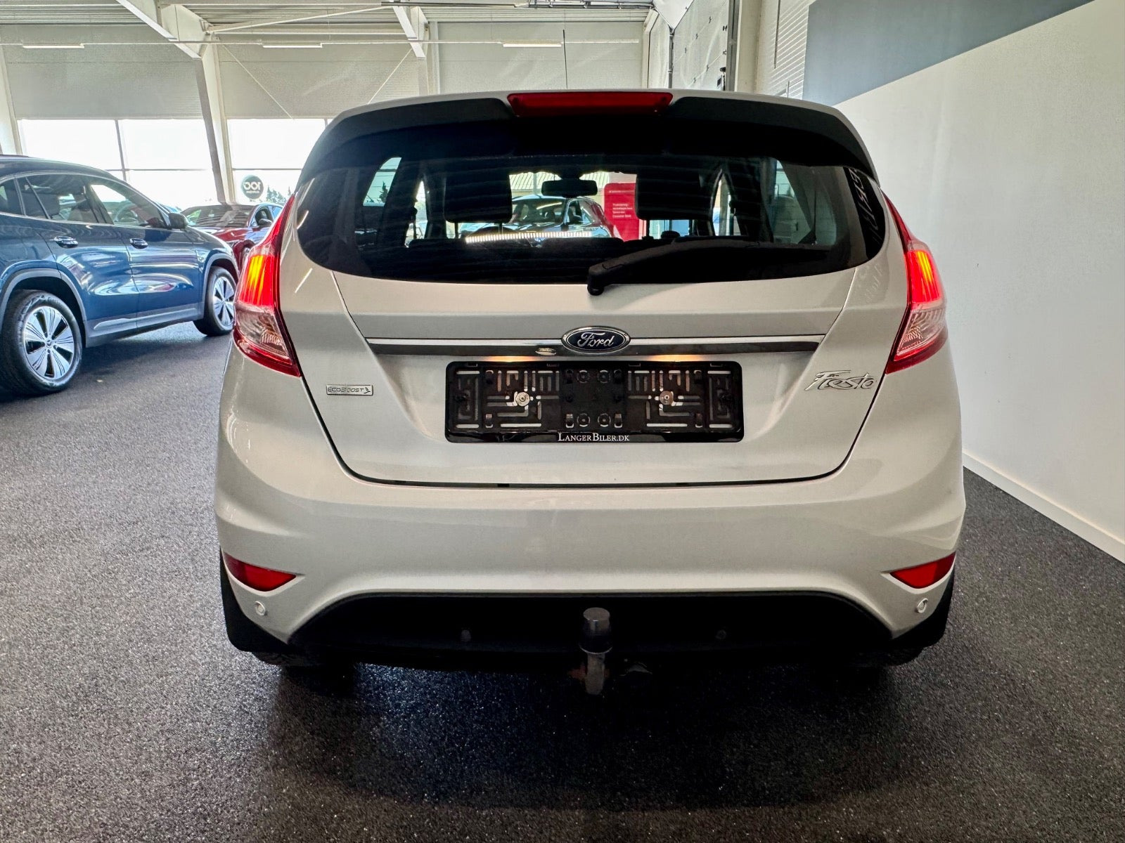 Sølv Ford Fiesta fra 2016