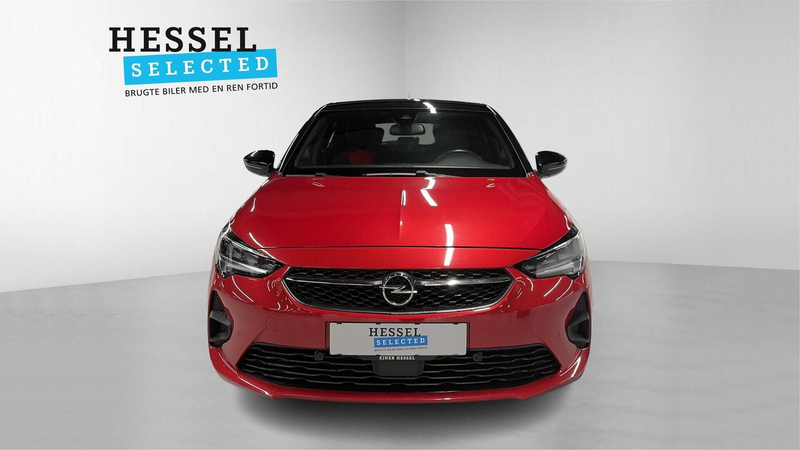 Rød Opel Corsa-e fra 2023