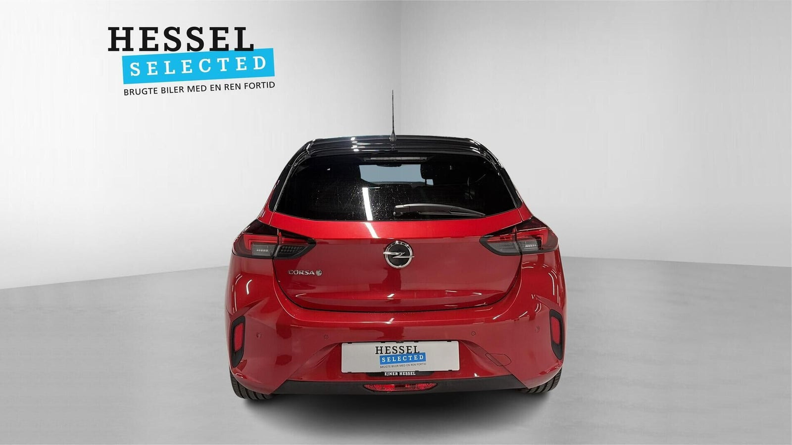 Rød Opel Corsa-e fra 2023