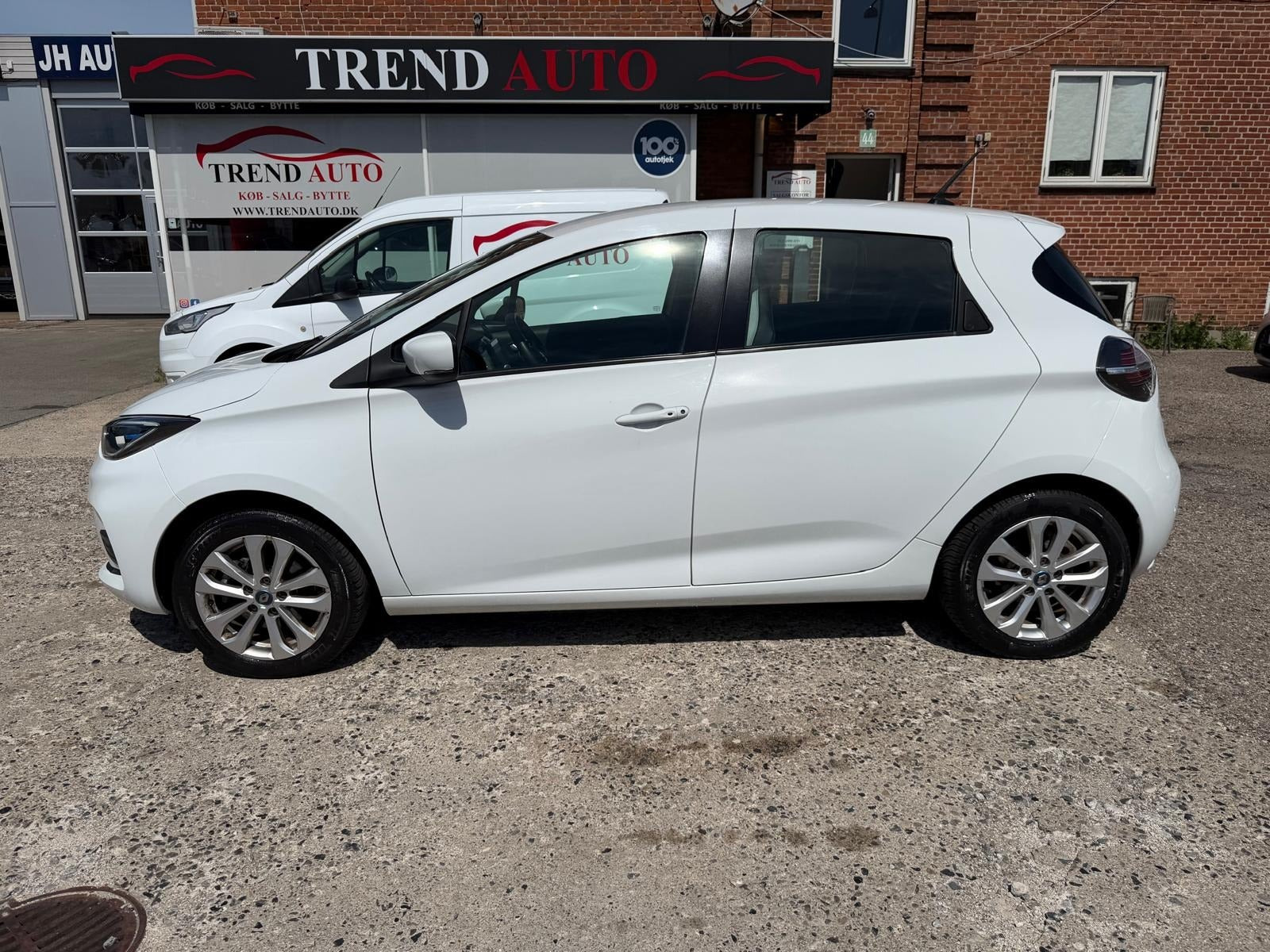 Hvid Renault Zoe fra 2020