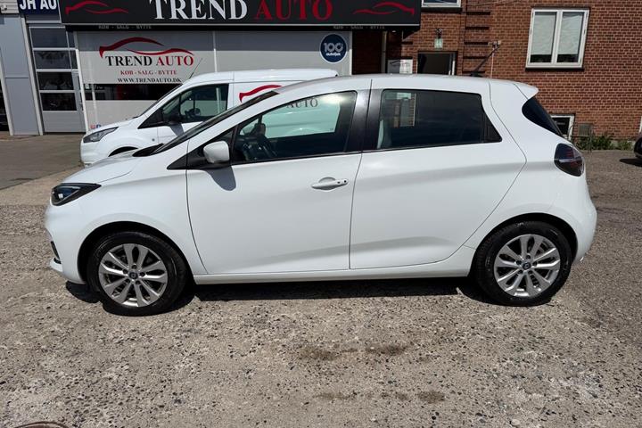 Hvid Renault Zoe fra 2020